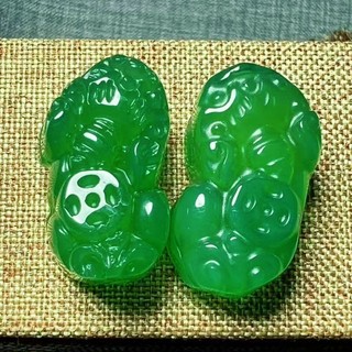 Mã Não Chalcedony Pixiu Vòng Tay Mặt Dây Chuyền Tua Hàng Hóa