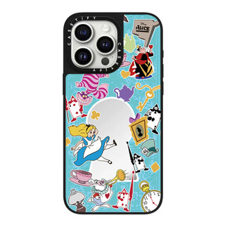 Alice và Kuro Gương Cứng Ốp Lưng Điện Thoại iPhone 17 Pro Max 16 Plus 15 14 13 12 11 Ốp Lưng Acrylic Phía Sau Chống Sốc