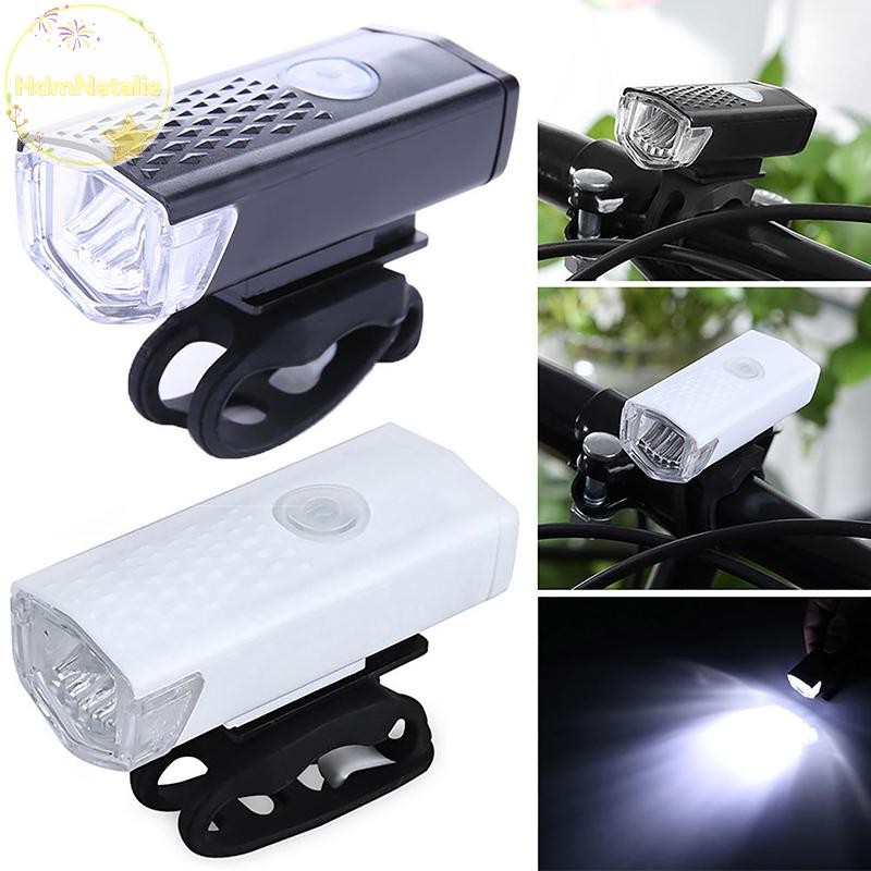 Hdmnatalie Xe Đạp Xe Đạp Đèn USB LED Sạc Bộ Chu Kỳ Núi Phía Trước Đèn Pha Đèn Pin Đi Xe Đạp Đèn Cảnh Báo An Toàn VN