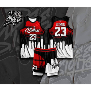 Ballers 09 xu hướng áo bóng rổ-Miễn phí cá nhân hóa tên và số thăng hoa