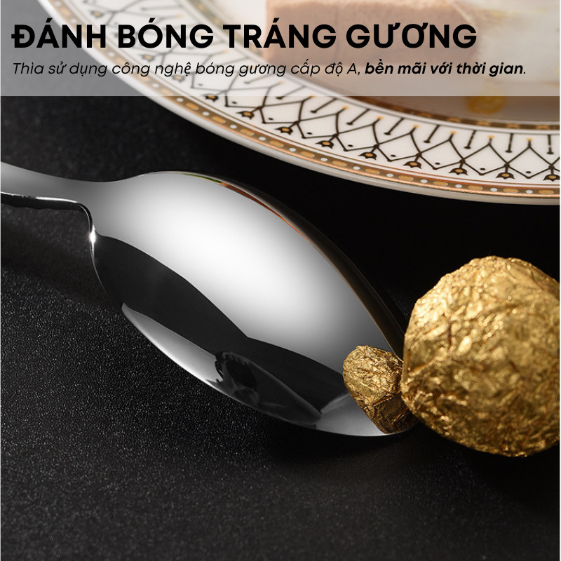 Bộ Dao Muỗng Nĩa Inox 410 Vân Kim Cương Cao Cấp – Dùng Ăn Bít Tết, Món Âu, Chuyên Cho Nhà Hàng – Khách Sạn | 193