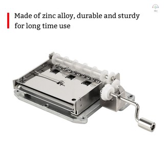 Bộ hộp nhạc 30 nốt DIY Hộp nhạc cơ có thể lập trình quay tay 30 nốt Hộp nhạc Quà tặng với 20 chiếc Băng giấy trống & Máy đục lỗ