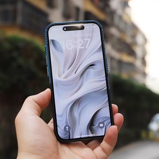 [Jlk] Ốp từ tính họa tiết sợi Carbon hình học cho iphone 16 15 14 13pro 12 14pro max Ống kính kim loại mờ Vỏ cứng sạc không dây