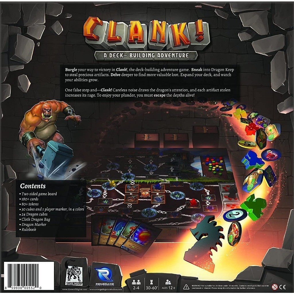 [Luật Việt] Boardgame Clank - Hầm ngục kho báu game thẻ bài