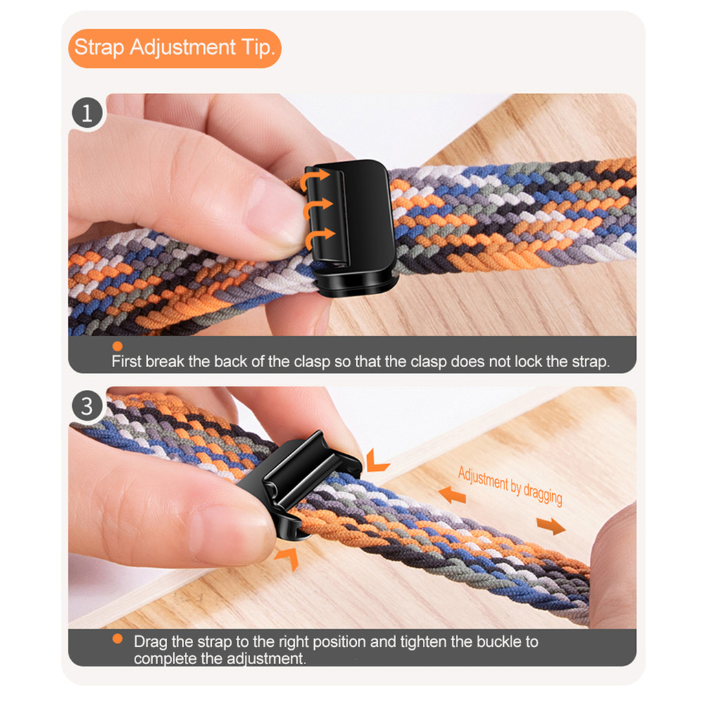 Dây đeo nylon từ tính cho Redmi Watch 6 / 5 / 4 đồng hồ thể thao bện có thể điều chỉnh thay thế vòng tay Correa cho Mi band 9 Pro / 8 Pro