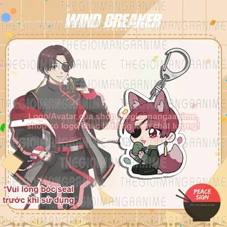 (TAI THÚ) Móc khóa WIND BREAKER in hình chibi anime mica acrylic quà tặng xinh xắn