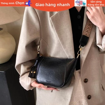 Túi Đeo Chéo Nữ, Phong Cách Cổ Điển Túi Đeo Vai Tối Giản, Túi Bucket, Thời Trang