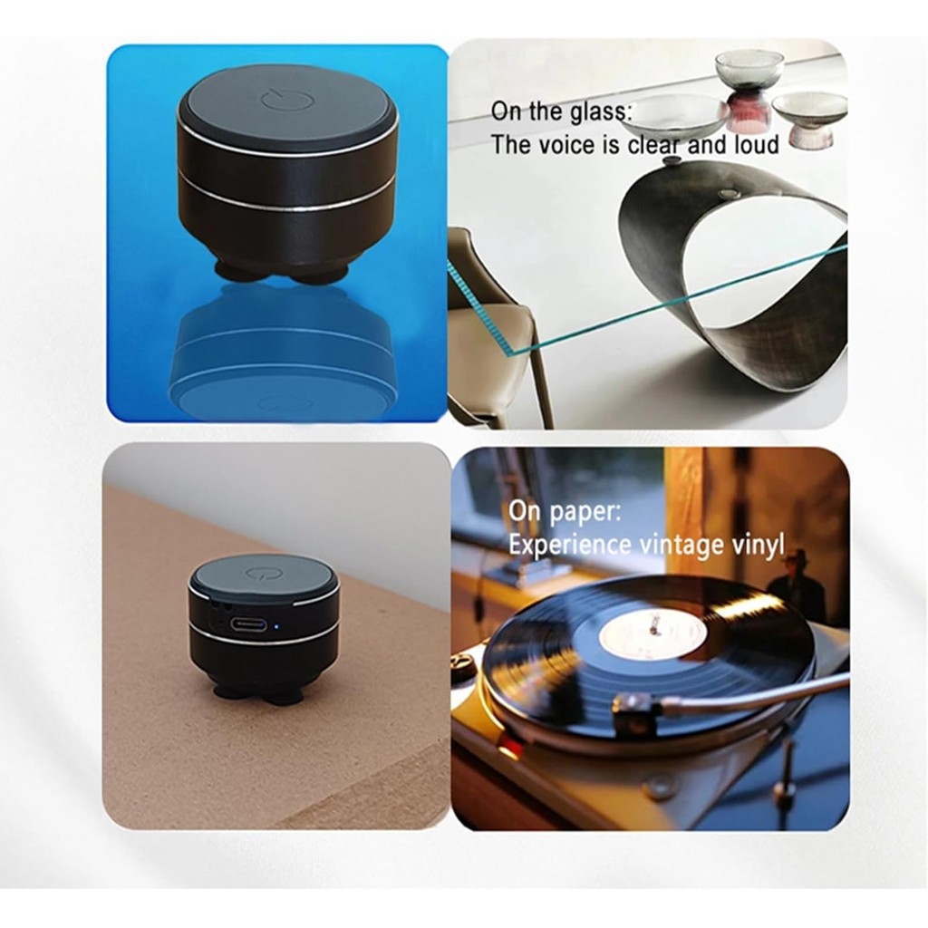 Ảnh Loa Buzzgo, Loa Buzzgo Echo, Mini Từ Hi Fi Chống Thấm Nước, Máy Âm Thanh Tiếng Ồn Trắng Di Động Mini, Không Dây Di Động Có Cốc Hút 2