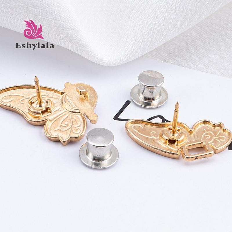 1 Cặp Thắt Lưng Cho Nữ Váy Quần Jean Có Thể Điều Chỉnh Thắt Lưng Nút Thắt Lưng Chân Kim Loại Phụ Kiện Quần Áo [MỚI]