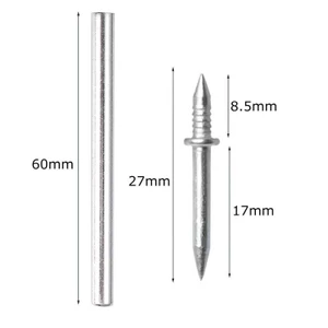 Túi 50/100 Cái Đinh 2 Đầu Âm Gỗ Thẩm Mỹ, Chắc Chắn (Tặng Kèm Ống Đóng)-GIOVA