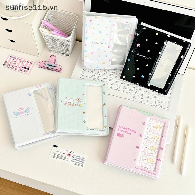 Album Gian Hàng Ảnh Hoạt Hình SRVN Cho 40 Chiếc 2x6 Inch Dải Ảnh Đánh Dấu Trang 20 Chiếc 4x6 4R Giá Đỡ Ảnh Sách Lưu Trữ Thẻ Nhỏ.