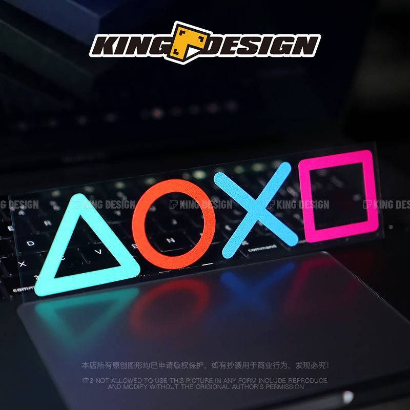 Sáng Tạo Dán Xe Ô Tô Sáng Tạo Macro mini Dán Trò Chơi Điện Tử Chủ Đề Xe Kính Chắn Gió Tam Giác Cửa Sổ Phản Quang