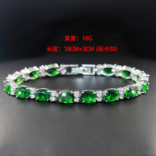 Châu Âu Mỹ ins Phong Cách Mới Vòng Tay Zircon Màu Pha Lê Nữ
