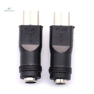 [Nhà Điện] Bộ Chuyển Đổi Nguồn 5.5x2.1mm Jack Nữ Sang USB Type C Nam Kết Nối mới