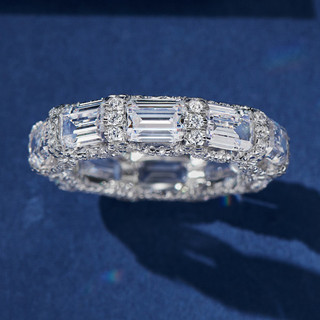 Nhẫn Zircon kiểu Âu Mỹ siêu nhỏ, dễ xếp chồng