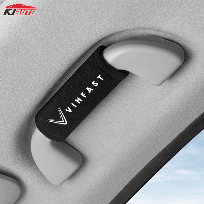 Vinfast Da Lộn Mái Xe Tay Cầm Vỏ Bảo Vệ Tay Nắm Cửa Da Trang Trí Phụ Kiện Cho VF 8 VF 9 VF E34 Lux A Fadil President SA VF E34