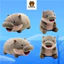 Moo Deng Đồ chơi sang trọng Vui nhộn nảy lợn Hippo Búp bê sang trọng Thái Lan Pygmy Hippo Đồ chơi nhồi bông Trang trí phòng ngủ Đồ chơi làm dịu em bé Quà tặng sinh nhật Quà tặng Giáng sinh COD