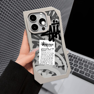 Ốp Điện Thoại Doanh Nhân Hình Không Đều Cho iPhone 16 15 14 13 12 11 Graffiti Nghệ Thuật Chữ Cái Tiếng Anh Thẻ