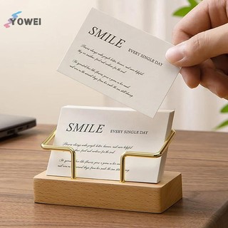 YOWEI Hộp Đựng Danh Thiếp Người Tổ Chức Văn Phòng Để Bàn Hiển Thị Đứng Phụ Kiện Để Bàn Kệ Nhà Đựng Thẻ Lưu Trữ VN