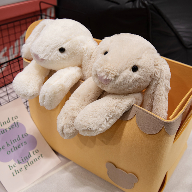Kawaii Kem Thỏ Đồ Chơi Sang Trọng Thỏ Dễ Thương Búp Bê Sang Trọng Bạc Màu Be Bunny Đồ Chơi Nhồi Bông Mềm Mại Cho Bé Làm Dịu Búp Bê Trang Trí Phòng Ngủ Nhà Gấu Bông Bé Gái Quà Tặng Giáng Sinh Quà Tặng Sinh Nhật COD