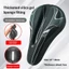 Đệm Xe Đạp MTB, Vỏ Đệm Ghế Silicon Màu Xám Đỏ Xanh Dương, Vỏ Chống Nắng Thoáng Khí Đa Năng Bốn Mùa Chất Lượng Cao