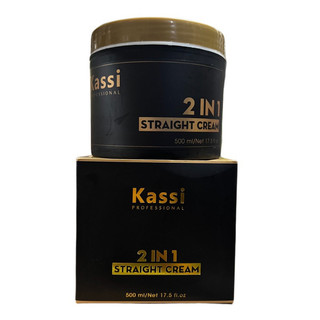 Thuốc Duỗi Tóc Kassi 2 in 1 Straight Cream 500ml (Không cần kem dập) ( TN )