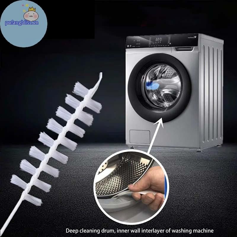 Pufangbliss 1 Bàn Chải Làm Sạch Trống Máy Giặt Bàn Chải Bụi Máy Sấy Tản Nhiệt Bên Trong Tay Cầm Bàn Chải Dài Làm Sạch Nhà VN