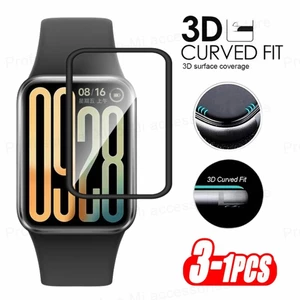 Phim Cong 3D Cho Xiaomi Mi Band 9 Pro 9Pro Smartwatch Chống Trầy Xước Bảo Vệ Màn Hình Cho Xiaomi Smart Band 9 Pro Bao Phụ Kiện