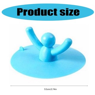 COLO Flat Hút Bồn Rửa Chặn Silicon Tắm Thoát Nước Bồn Tắm Cắm Hình Con Người Bồn Rửa Thoát Nước Nhà Bếp Phòng Tắm Bồn Rửa Cắm