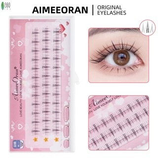 Cụm lông mi dưới tự nhiên Lông mi phân đoạn dưới màu đen