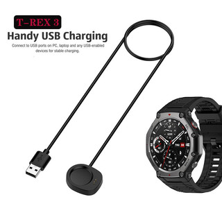 Sạc Cho Huami Amazfit T-REX 3 / Cân Bằng Đồng Hồ Thông Minh Cáp Sạc Nam Châm Dây Sạc USB Thay Thế