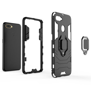 Ốp lưng cứng silicon cho OPPO A5S AX5S A7N PCDT00 CPH1909 CPH1920 CPH1912 a7 CPH2083, tích hợp nhẫn, vỏ điện thoại chống rơi và chống sốc