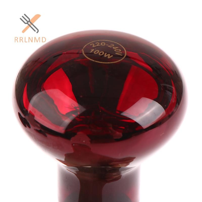 Rrlnmd Pet Red Heag Đèn E27 Đêm Ngày Cho Động Vật lưỡng cư Rắn Đèn Nhiệt Bò Sát Bóng Đèn UV 25W 50W 75W 100W AC220-240V MỚI