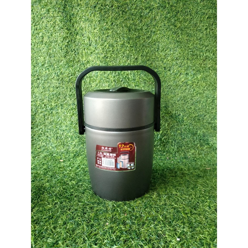 Hộp Cơm Inox 304 6 Lớp Giữ Nhiệt 6h, Cà Mên Văn Phòng Nhiều Ngăn Dung Tích 1600ml