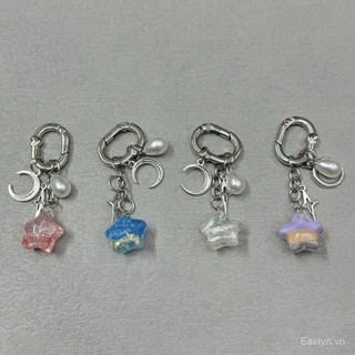 [Móc khóa] Móc khóa mặt dây chuyền ngôi sao, mặt dây chuyền nhỏ, phụ kiện điện thoại CCD, trang trí ốp tai nghe, phong cách Trung Quốc, mặt dây chuyền tối giản, cảm giác cao cấp cho phụ nữ MHJ7