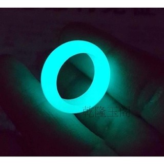 Nhẫn ngọc đá tự nhiên phát sáng, dành cho nam nữ, cặp đôi, ngọc trai đêm, chạy bộ