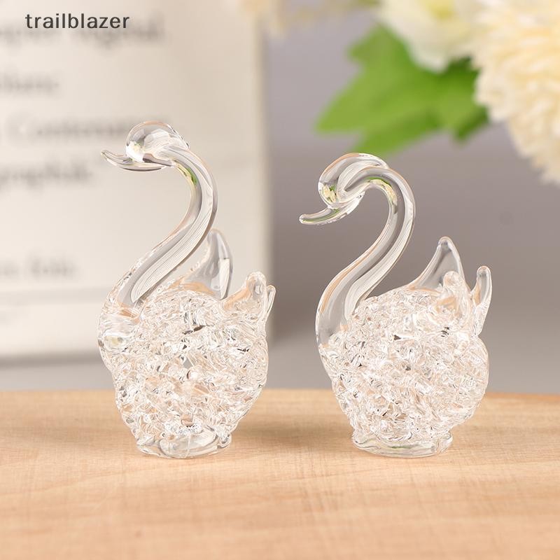 Trailblazer 1 Pha Lê Thiên Nga Tượng Thủy Tinh Động Vật Trang Trí Thiên Nga Pha Lê Các Bức Tượng Trang Trí Bàn Làm Việc Nhà Thu Nhỏ Quà Tặng Sáng Tạo Mới