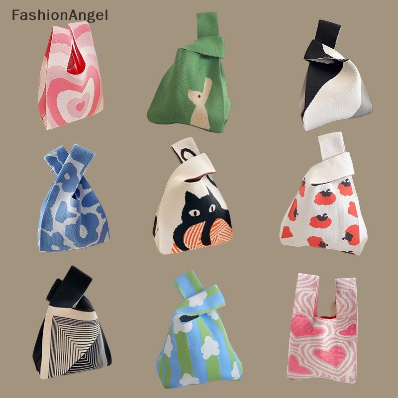 FashionAngel Thời Trang Handmade Đan Túi Xách Nữ Thắt Lưng Cổ Tay Hàn Quốc Túi Tote Thường Ngày Có Thể Tái Sử Dụng Túi Mua Sắm VN