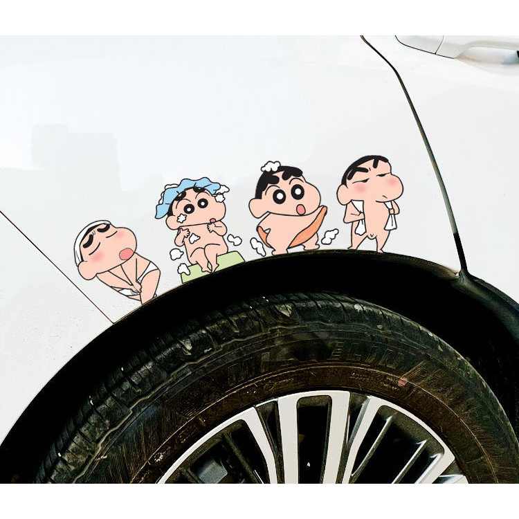 Nhãn dán Crayon Shin-chan chống nước dùng cho phòng tắm, xe hơi, xe máy, tủ lạnh, tường 09VI