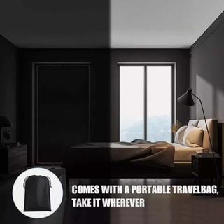 Portable Blackout Blind Blinds Window Thermal Insulated Easy to Stick Travel