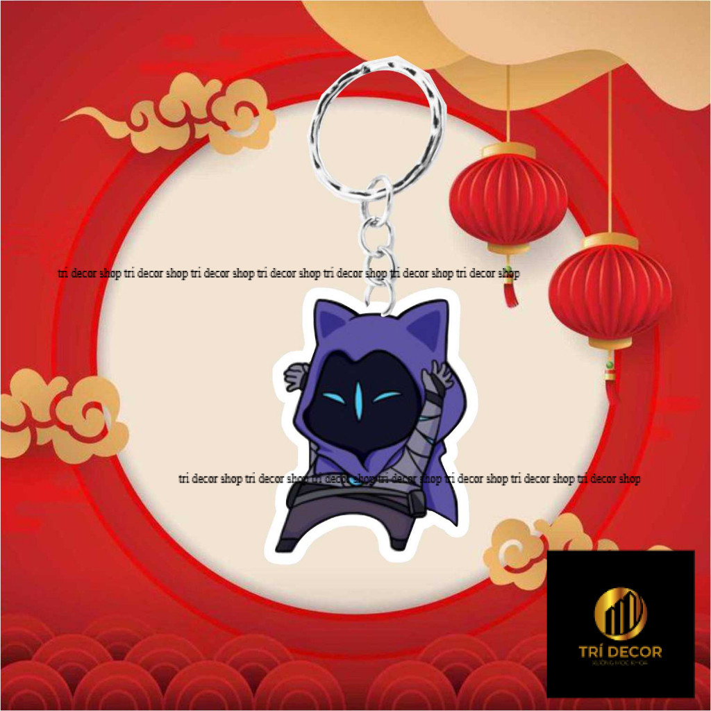 Móc khoá chibi OMEOW - Mèo Omen nhảy - VALORANT