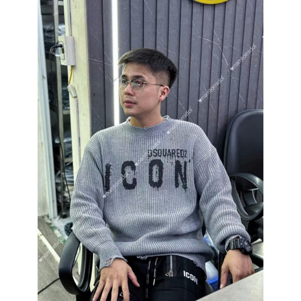 Áo Len Tăm I Con Vảy Sơn KCloset Áo Sweter Dày Dặn Dáng Rộng Nam Nữ NA575