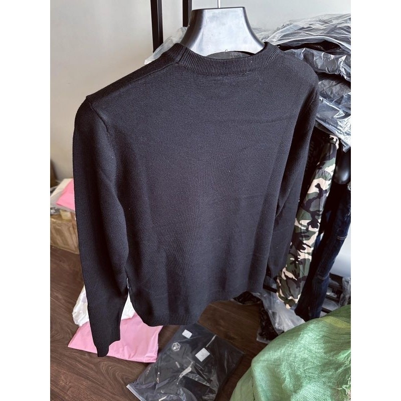 Áo Len Chữ Plein Sắt KCloset Áo Sweter Chữ Dày Dặn Dáng Rộng Nam Nữ