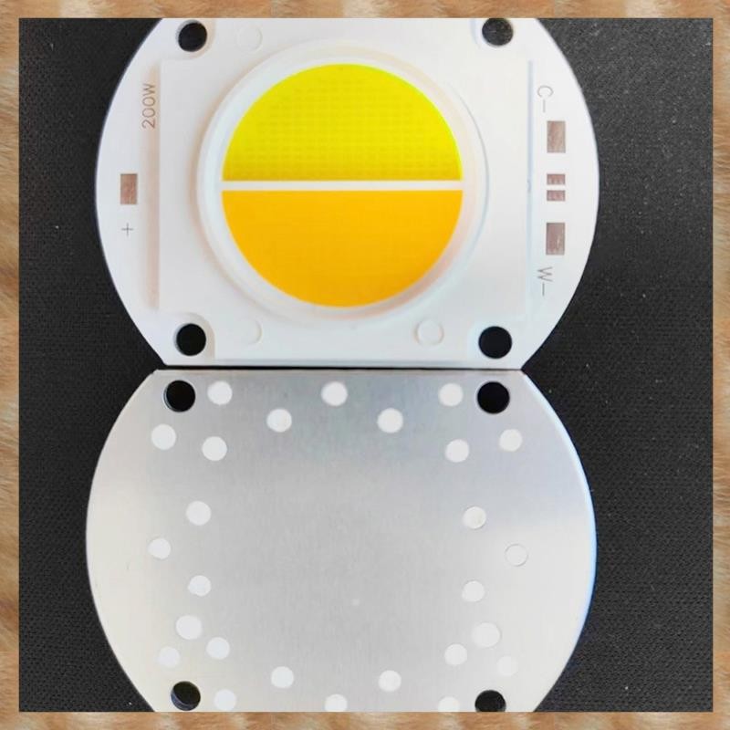 [S Z] 5 Cái 200W Đèn LED công suất cao hai màu 5 chiếc Chip COB Chip LED công suất cao Bộ phát sáng COB siêu sáng cho đèn pha ngoài trời Đèn pha cho đèn trần LED