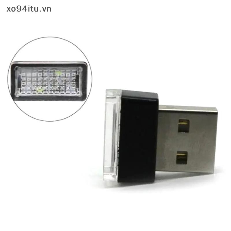 XOITU USB Bên Trong Đèn LED Ô Tô Tự Động Nội Thất Không Khí Đèn Trang Trí Đèn Chiếu Sáng PC Tự Động Nhiều Màu Sắc Ánh Sáng Nội Thất Ô Tô VN