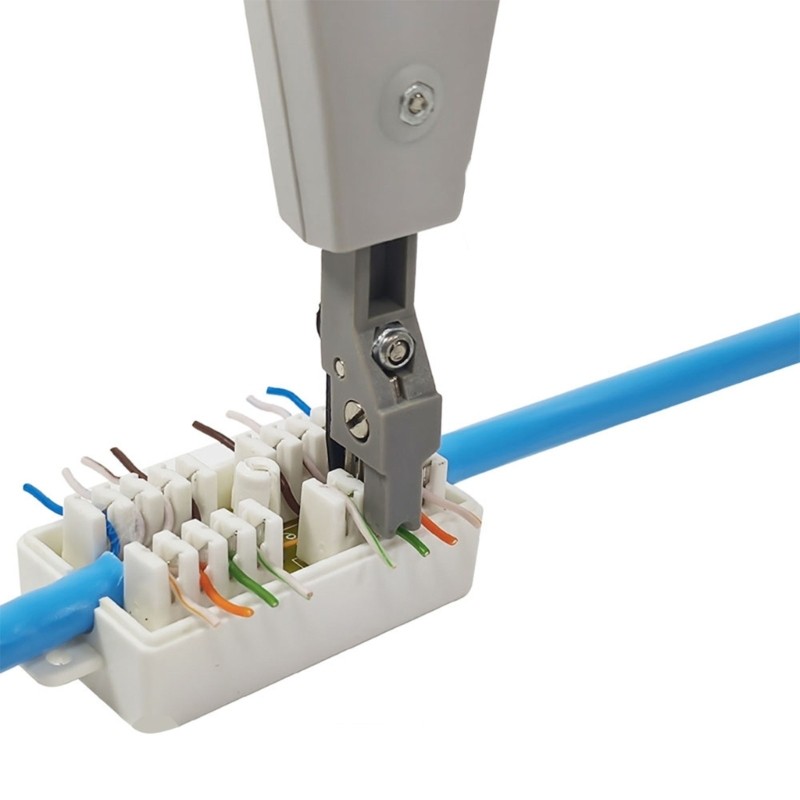 IOR Cat6 Hộp nối RJ45 Mối nối Đầu nối loại đục lỗ không được che chắn cho phụ kiện cáp Ethernet Cat6