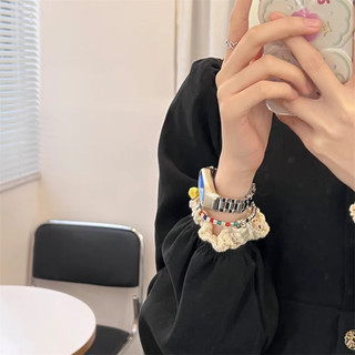 Dây đeo kim loại cho Xiaomi MiBand 10 / 9 / 8 / 7 / 6 / 5 / 4 / 3 Dây đeo thông minh Xiaomi 9 / 8 Active Pro, Dây đeo đồng hồ thể thao mềm thay thế bằng thép không gỉ chống nước