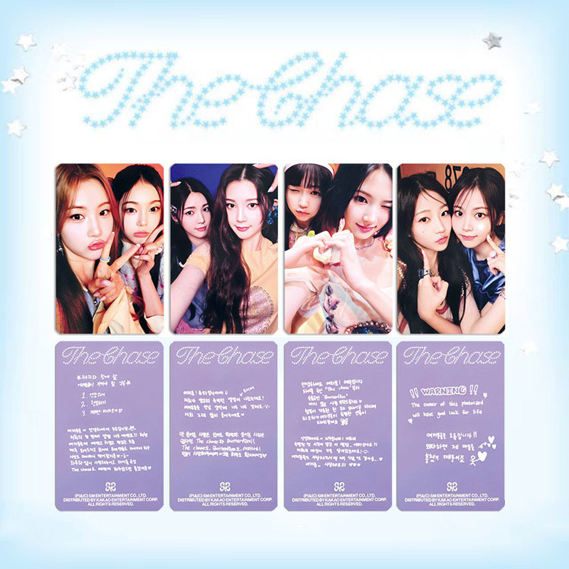 4-8 chiếc H2H Hearts2Hearts The Chase Lomo Cards Makestar SM Town LD Soundwave POB Photocard JIWOO CARMEN YUHA STELLA JUUN A-NA IAN YE-ON Bưu thiếp ảnh chống nước YM