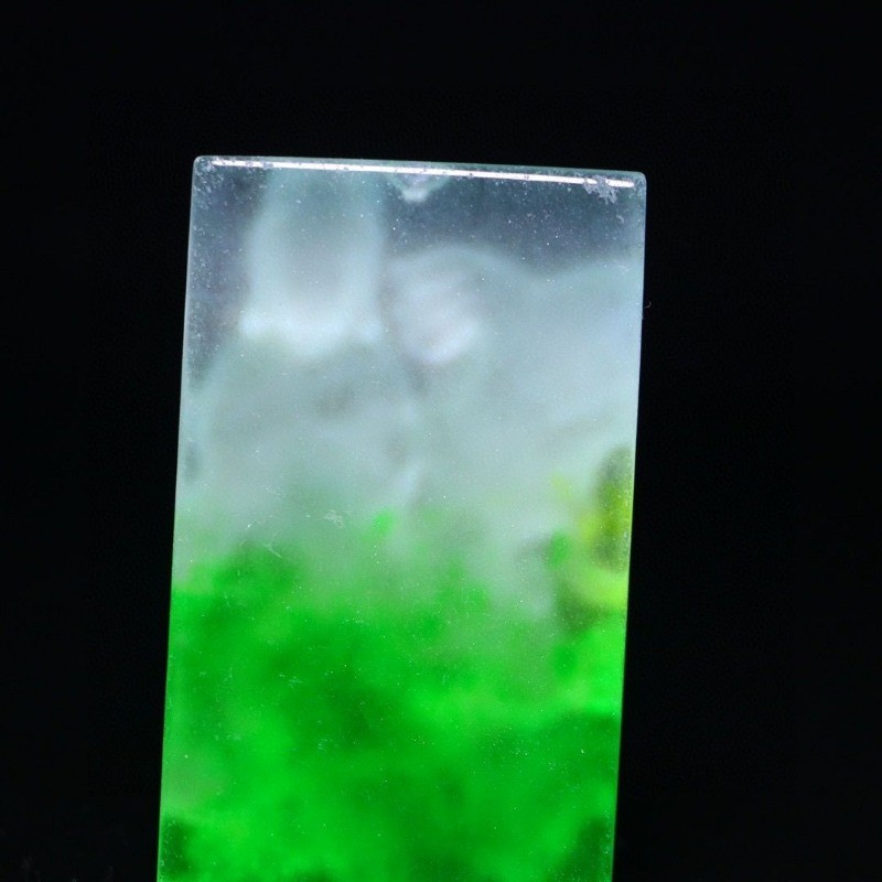 Perfect High Ice Seiko Khắc [Guanyin] Mặt dây chuyền Mặt dây chuyền Thương hiệu Trang sức Chuỗi miễn phí