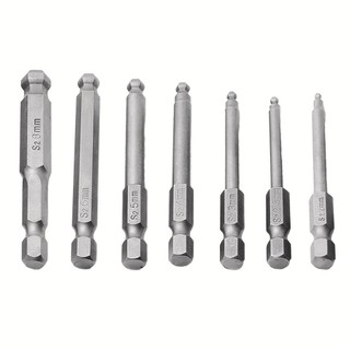 [Fuxin] 1 Dụng cụ khoan đầu bi từ tính 65mm Đầu lục giác Đầu lục giác Tua vít lục giác Dụng cụ khoan H2-H8